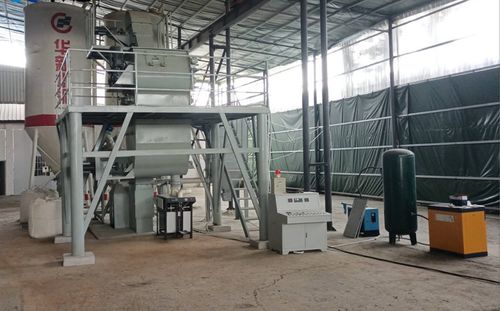 安德镇防水砂浆机器设备组合到安装到使用干粉砂浆生产线